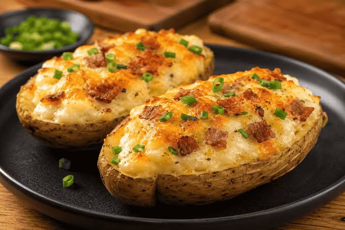 Batata Brocolis e Bacon Rec